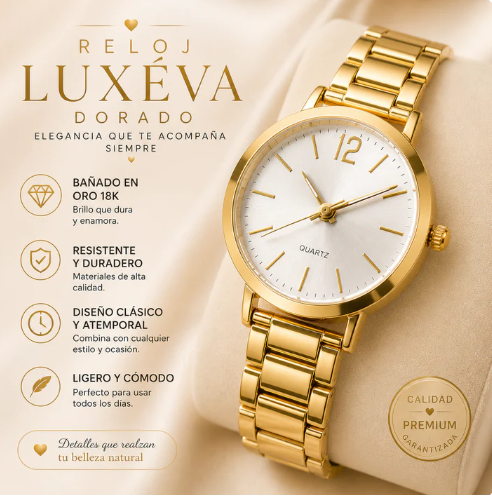LUXÉVA™ GOLD SET - Reloj + Pulsera