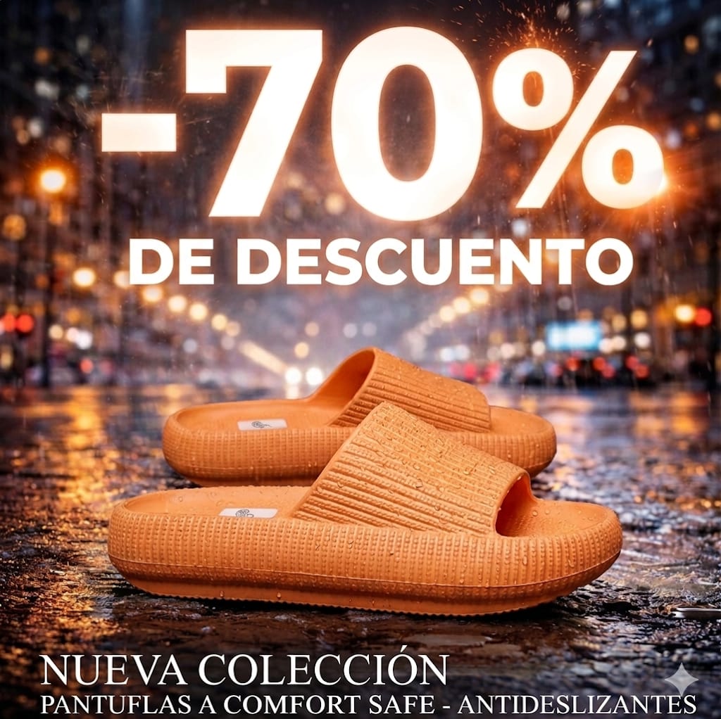 Pantuflas Antideslizantes Comfort Safe.